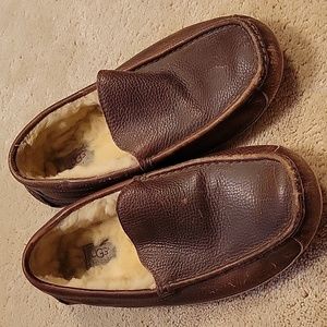 UGG Brown Leather Loafers